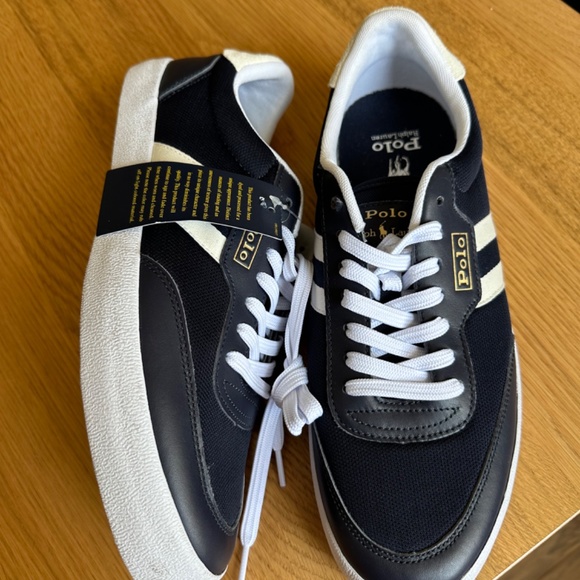 Polo Ralph Lauren Court Suede & Oxford Sneakers size 11 - Picture 2 of 4